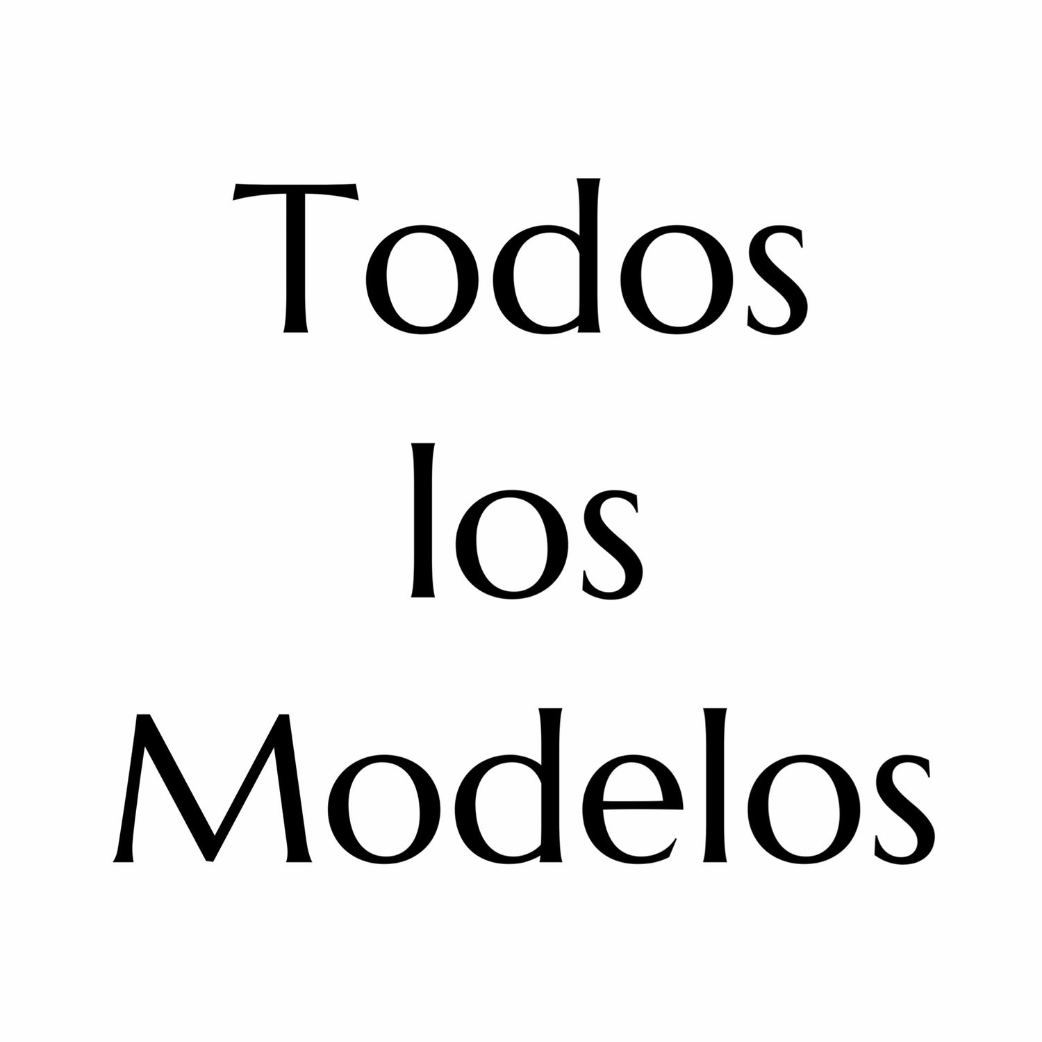 Todos los Modelos