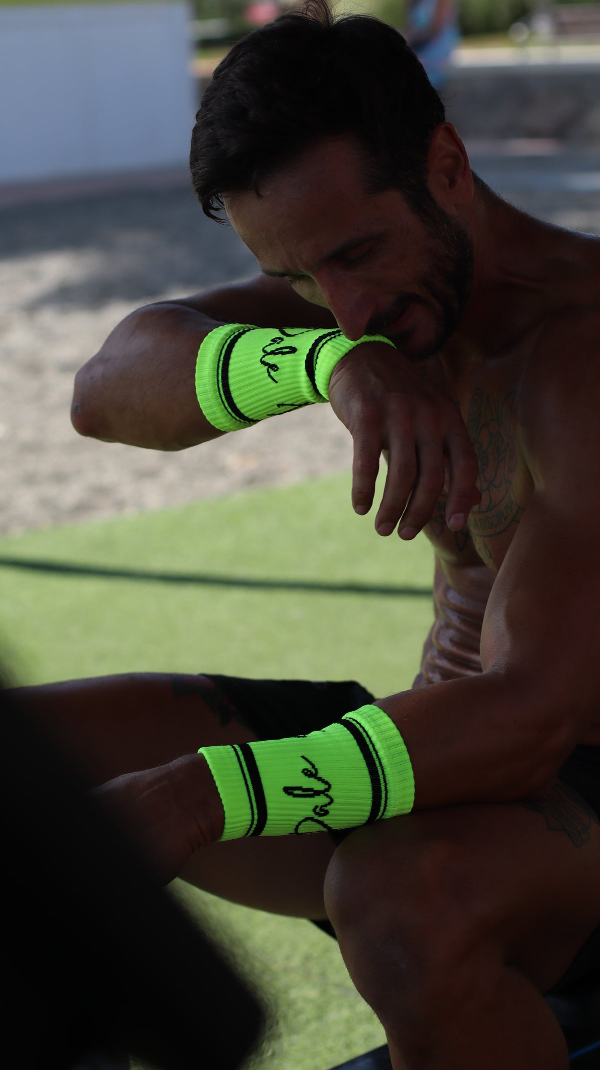 Dale Pulse Muñequera Deportiva Amarillo Fluor