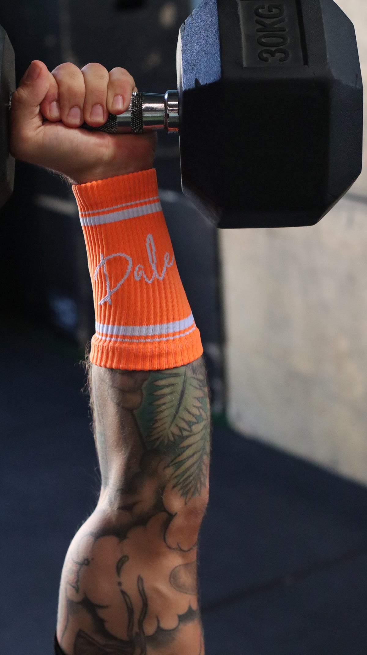 Dale Pulse Muñequera Deportiva Naranja Fluor