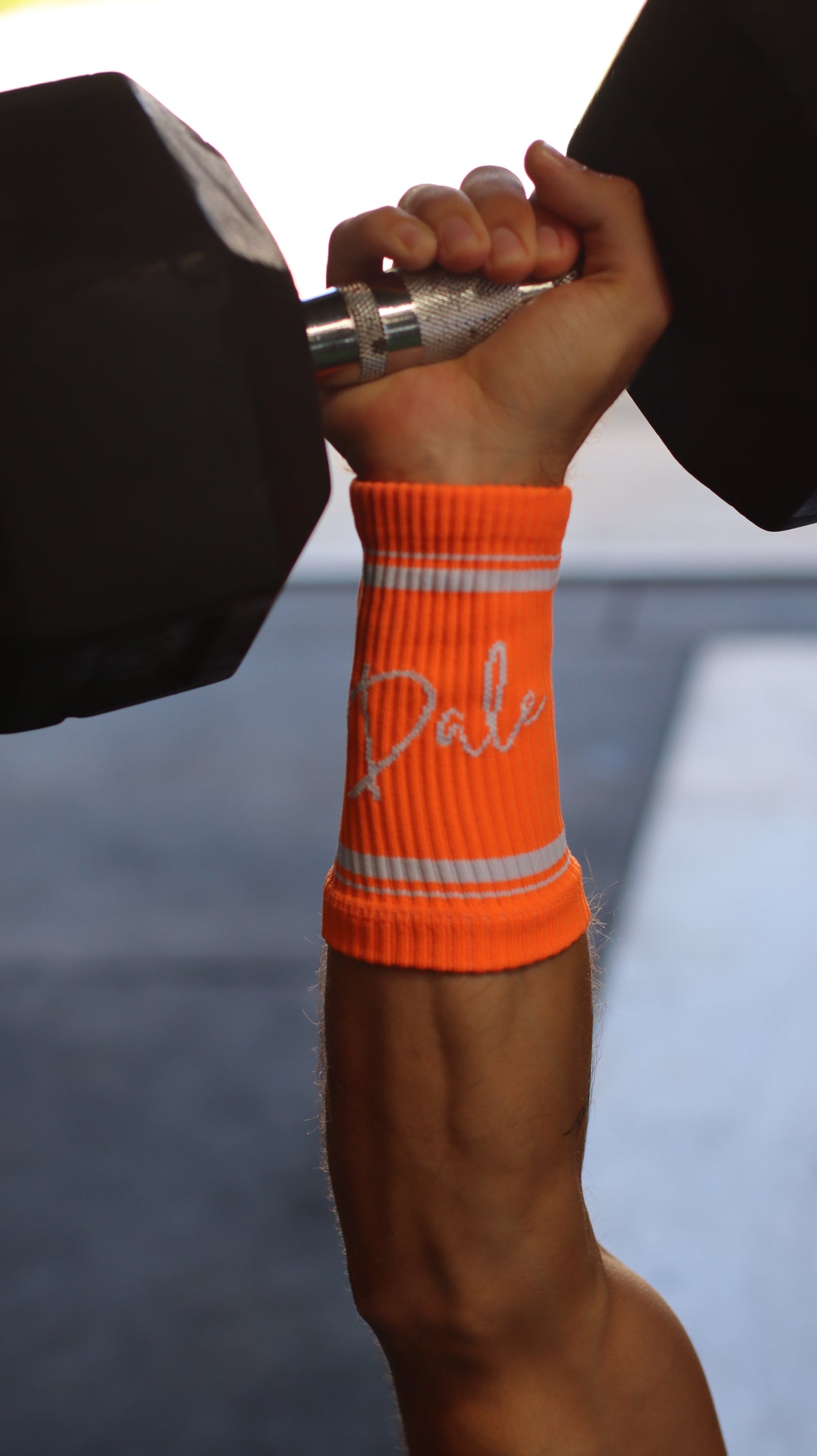 Dale Pulse Muñequera Deportiva Naranja Fluor