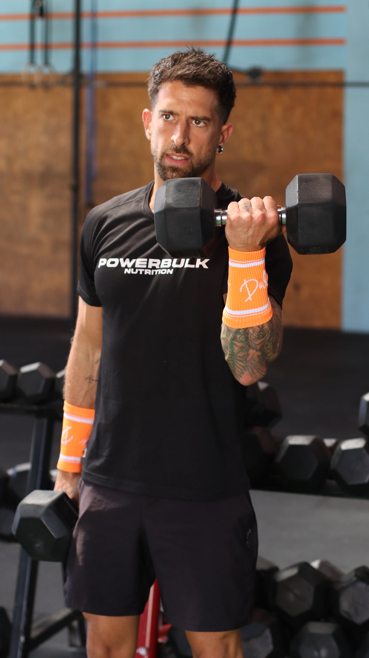 Dale Pulse Muñequera Deportiva Naranja Fluor